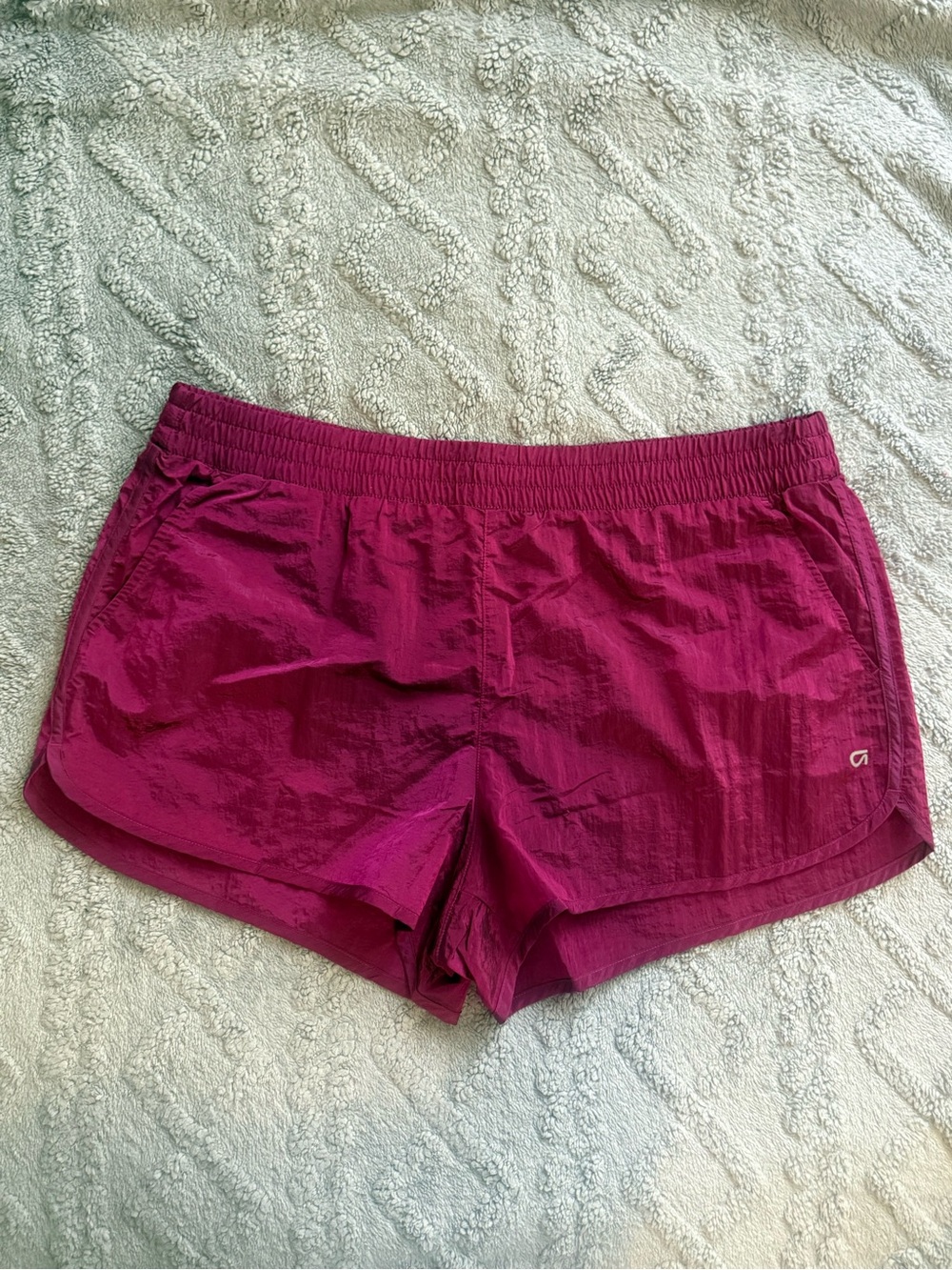 GAP Women's Magenta Athletic Shorts